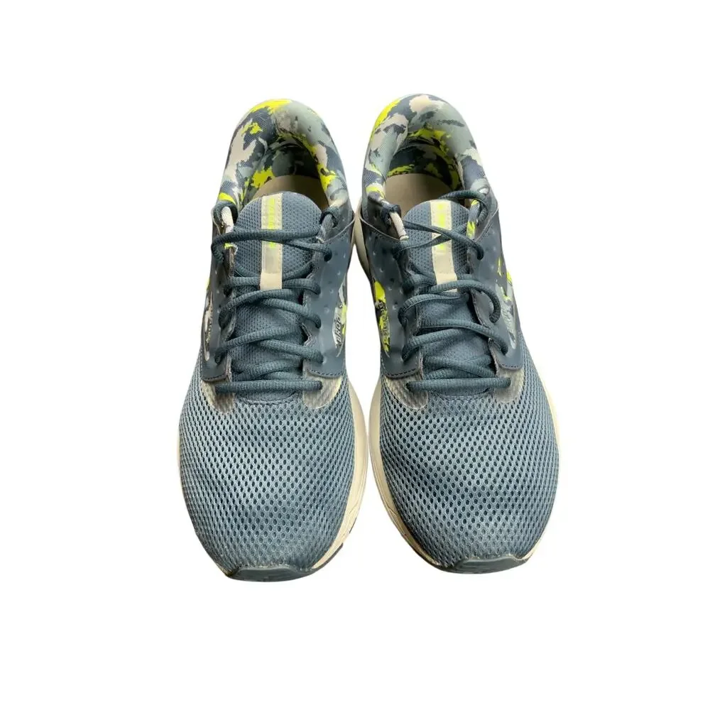 Brooks Launch 9 Run Happy Men’s 12 D Blue Camo Running Shoes Sneakers